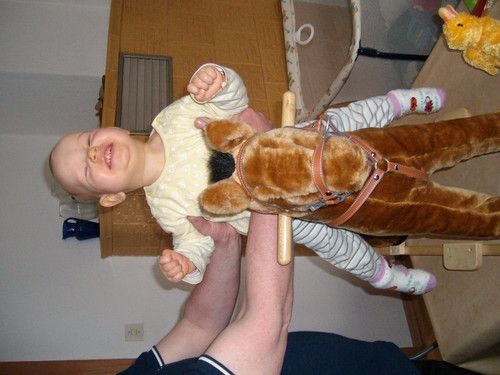 Auf dem Schaukelpferdchen