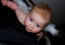 Unser kleiner Weihnachtsengel: Er ist schon das schönste uns beste Geschenk das man uns hätte machen können ;)