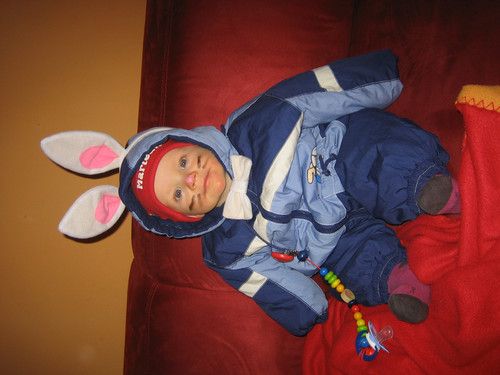 Osterhase im Schneeanzug ;o)