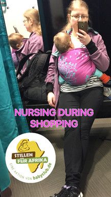 #Brelfie #StillenfürAfrika #Babyclub.de #Nursingduringshopping #nursingeverywhere