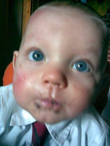 alleine kuchen essen =)