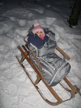 Eingemummelt im Winter