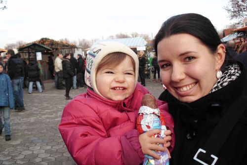 Heuer unser erster Adventsmarkt- war zwar viel zu warm aber der Schokonikolaus schmeckte trotzdem