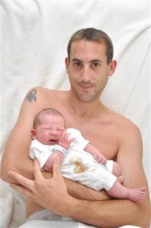 Nathan.. mit seinem Papa beim Fotoshooting 