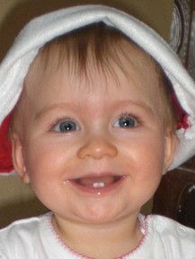 "Meine Zähnchen soll ich zeigen?"