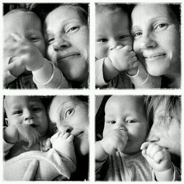 Mama und ich machen Quatsch