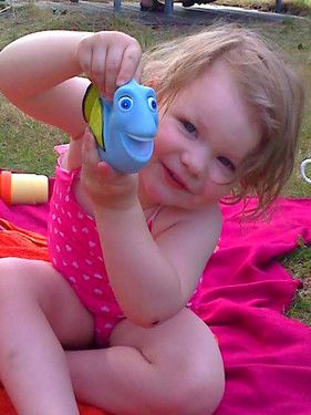 Magdalena im Freibad :o)