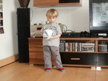 Elias und sein lieblings Fussball