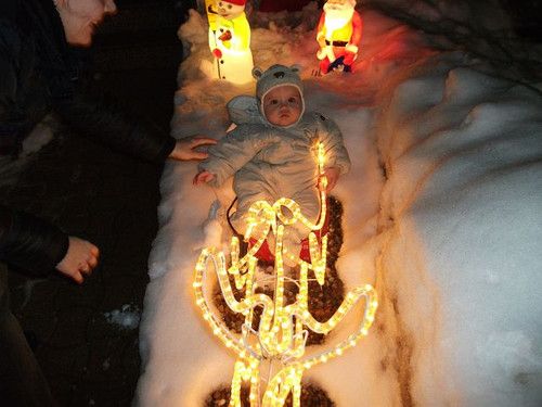 Weihnachtsbeleuchtung war zu verlockend