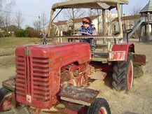 Richard bei der Ernte