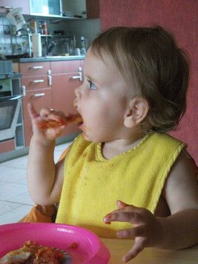 Und schön abbeißen 