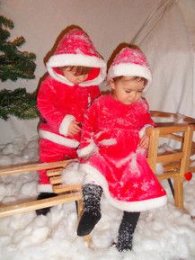 Weihnachtsmann und Weihnachtsfrau