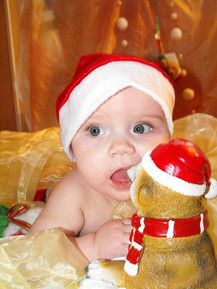 Lustiges Weihnachtserdmännchen