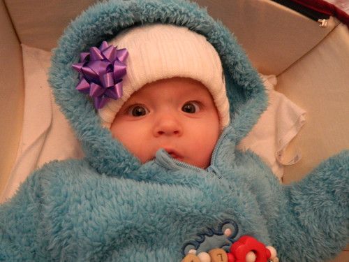 Leni als Geburtstagsgeschenk für Oma