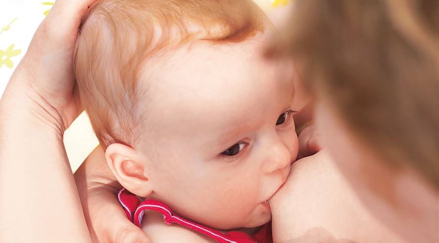 Babydarm schützen durch Stillen