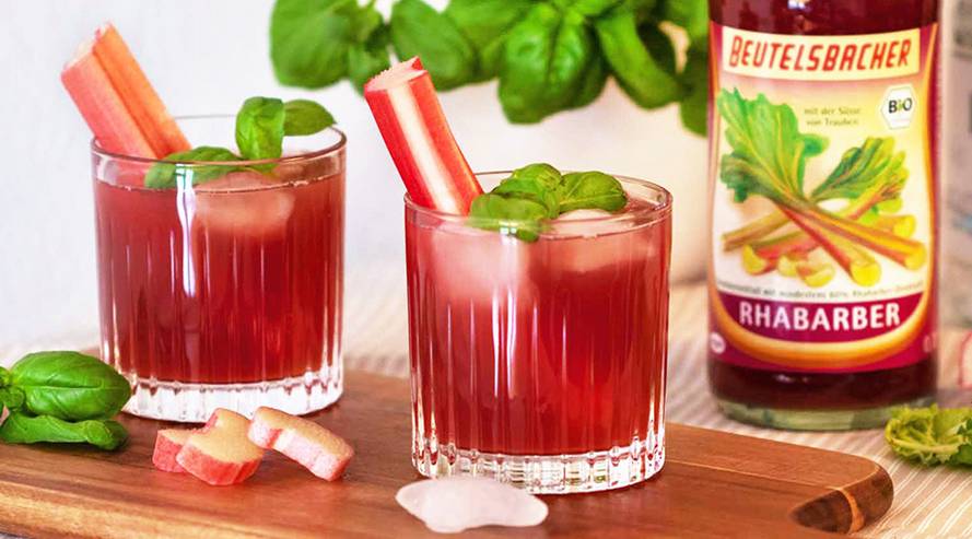 Rhabarbersaft