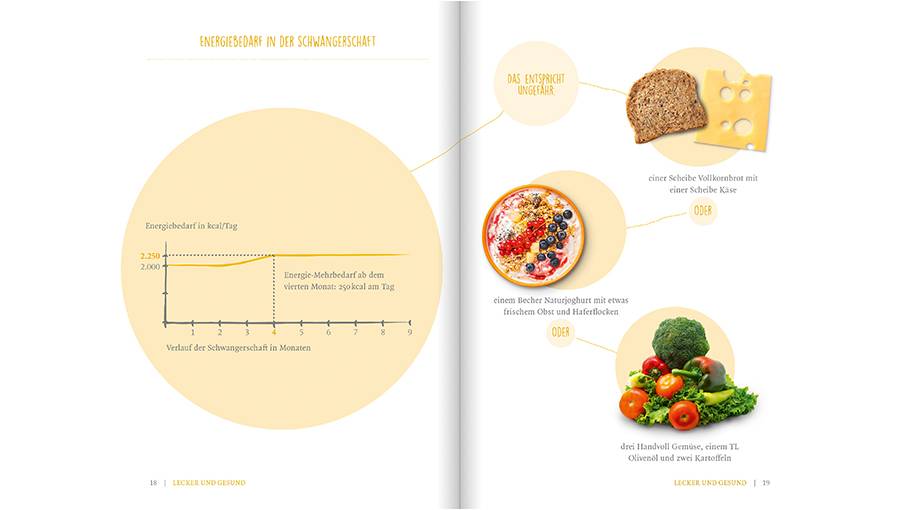 Ernährung für Schwangere Energiebedarf