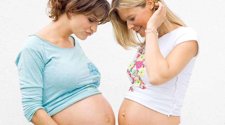 Dicker schwanger bauch oder Unterschied Schwangerschaftsbauch